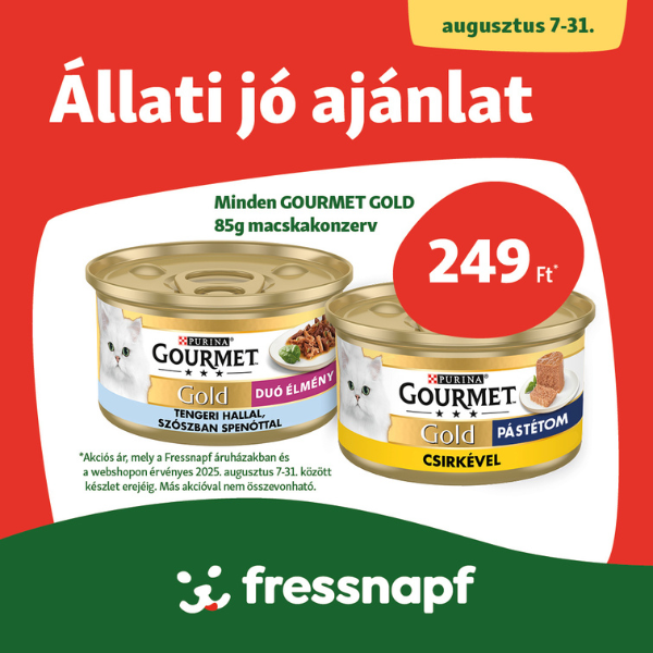Fressnapf: Gourmet Gold akció