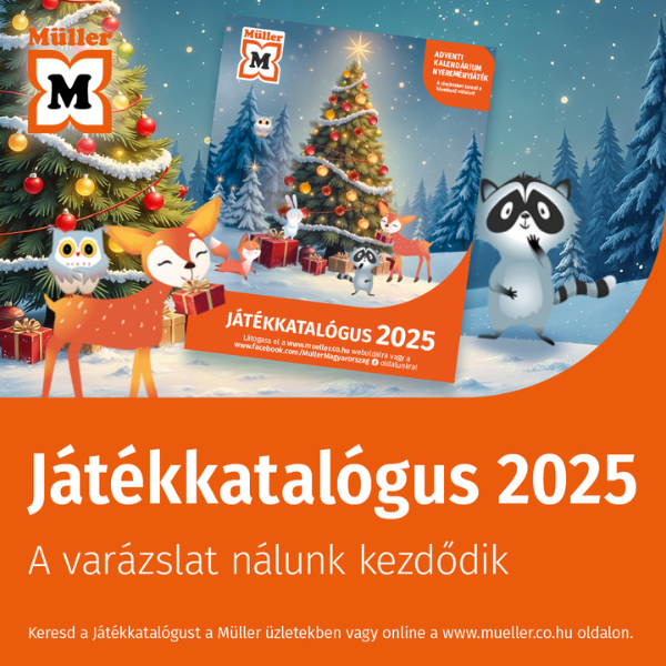 Müller: Megjelent a Játékkatalógus