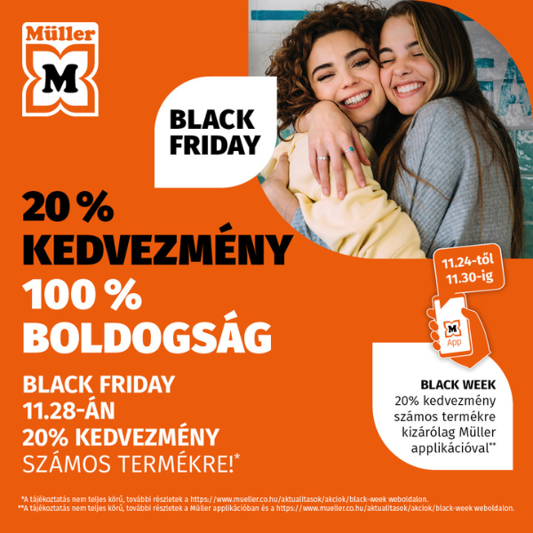 Müller: 20% kedvezmény