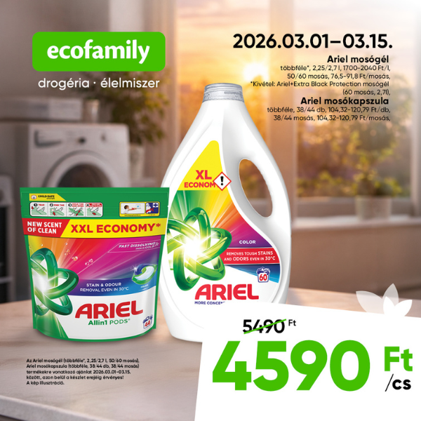 Ecofamily: Ariel akció