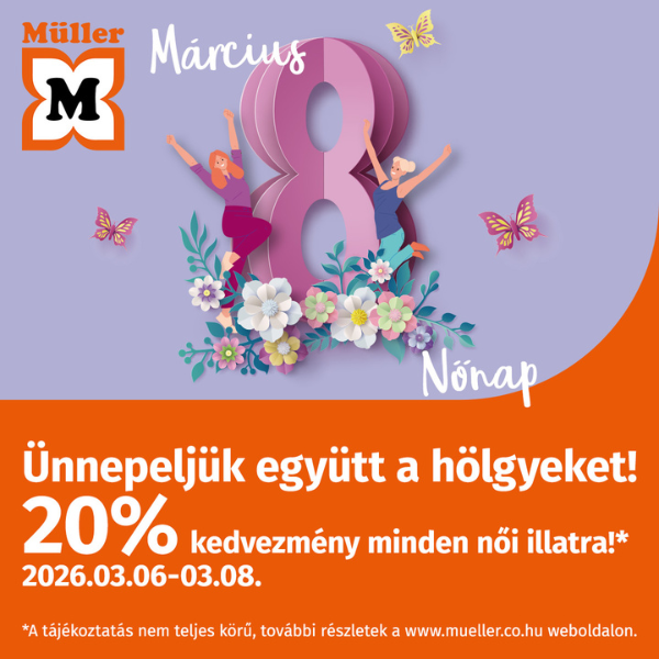 Müller: 20% kedvezmény