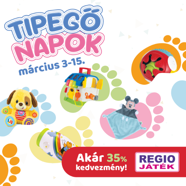 REGIO Játék: Tipegő napok